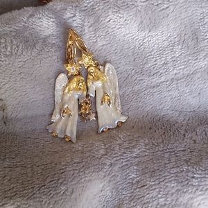 Angel earrings and necklace
